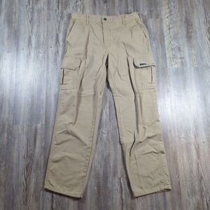 Tyndale FR Pants Mens 33X33 (Actual 34X31) Khaki Cargo Fire Flame Resistant FRMC